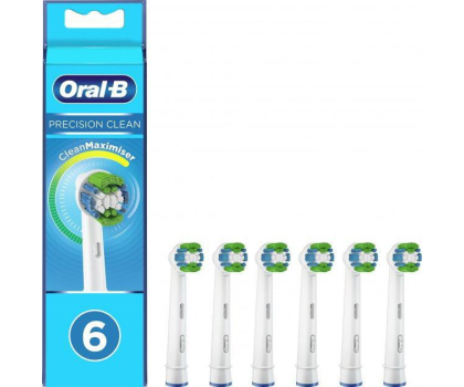 Końcówka do szczoteczek Oral-B KOŃCÓWKI DO SZCZOTECZKI ORAL-B EB20-6 PRECISION CLEAN BIAŁE